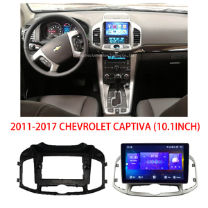 Chevrolet Captiva xe Bảng điều chỉnh đài phát thanh Video fascia khung 10.1 inch GPS navigation Dash Kit Phụ kiện lemondon Đen Android - Product Image 2