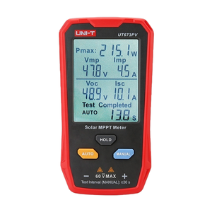 Medidor Solar MPPT TONY UT673PV 5~800W, Probador de Módulos Fotovoltaicos, Voltaje Abierto/Corto Circuito, Corriente, Alta Precisión (1.5%+5), 1 Año de Garantía - Product Image 1
