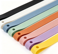 FOREVER OEM ODM Sangles de câbles en silicone personnalisées réutilisables, multi-usages, réglables, pour la gestion et le regroupement des câbles, usage domestique