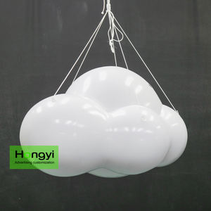 Globos inflables LED gigantes blancos para colgar en <span class=keywords><strong>el</strong></span> techo, decoración publicitaria de nubes blancas flotantes en <span class=keywords><strong>el</strong></span> <span class=keywords><strong>cielo</strong></span> para fiestas y escenarios - Product Image 4