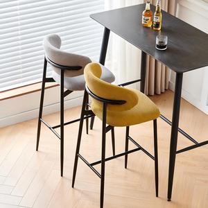 Professional China Manufactured Stylish High <strong>Bar</strong> Chair Modern Upholstered <strong>Bar</strong> <strong>Stool</strong> for Home <strong>Outdoor</strong> Hotel Dining Adjustable - Product Image 6