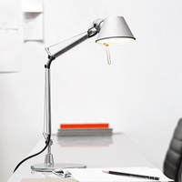 Lampe de bureau pliable à bras long en métal, style nordique simple, protection oculaire, pour lecture, chambre et chevet