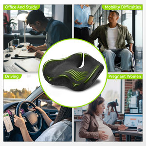 Ортопедическое офисное кресло из пены с эффектом памяти модальный рог подушки эргономичное кресло поддержка сиденья автомобиля подушка для офисного кресла - Product Image 5