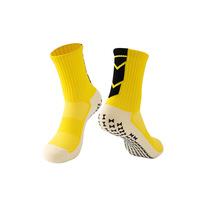 Chaussettes de sport pour hommes avec logo personnalisé - Antibactériennes, respirantes, antidérapantes, en élasthanne/nylon/coton, pour le printemps