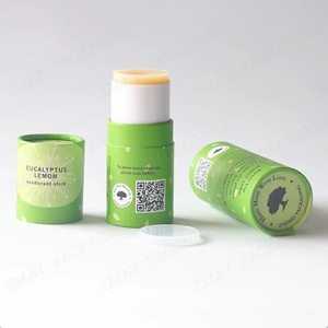 Biodegradable Cylinder <b>Cardboard</b> <b>Tube</b> Kraft Paper Cosmetic Container for Lipstick, Deodorant, Sunscreen & Lip Balm Packaging - Product Image 5