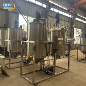 Équipement de raffinage d'huiles comestibles sur mesure, machine de raffinage d'huiles comestibles à grande échelle, ligne de production de machines de raffinage de pétrole brut - Product Image 1