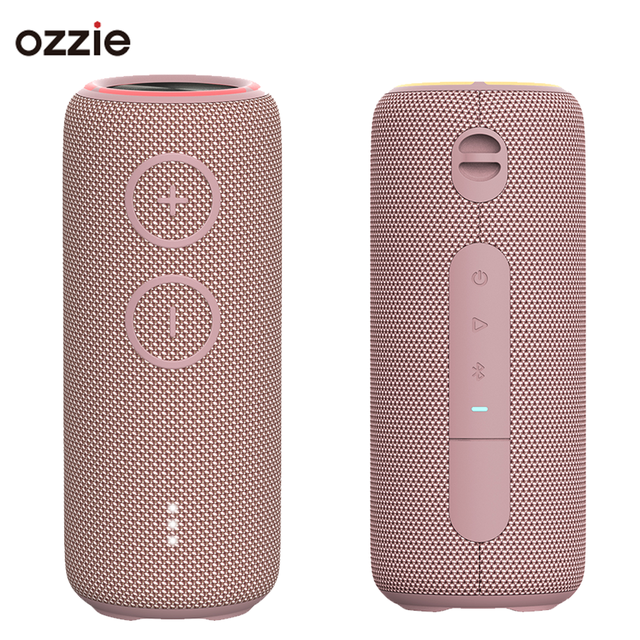 Wholesale H300L IPX7 Pink Bluetooth Speaker 30W Heavy Bass Wireless Speaker Dual Passive Radiator Camping Beach Portable Speaker