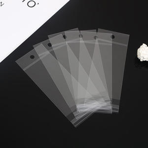 Flat Package Eco Friendly Custom Logo Print <b>Transparent</b> Recycled Jewelry Self Adhesive Seal Vietnam Opp <b>Bag</b> - Product Image 3