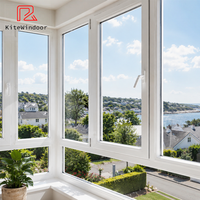 Fenêtre à battant latéral en PVC moderne et durable, résistante aux intempéries, isolante thermiquement, facile d'entretien, idéale pour salon et appartement