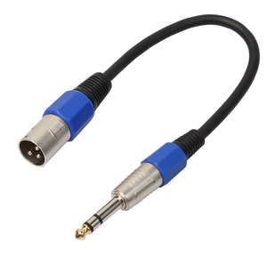 Bochara 30cm 6.35mm Stereo <span class=keywords><strong>Jack</strong></span> maschio a XLR maschio <span class=keywords><strong>microfono</strong></span> Mixer amplificatore convertitore cavo Audio - Product Image 3