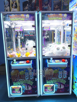Machine à griffes personnalisée Jouet en peluche à pièces Modèle de jeton en bois Machine de jeu de grue à bonbons pour enfants Amusement amusant