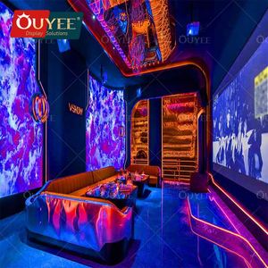 Equipo de club nocturno de fabricación de fábrica, mesa de club nocturno con marco Led con espacio para club nocturno - Product Image 1