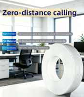 Câble téléphonique flexible en PVC 4 conducteurs OEM HYV blanc pour transmission vocale, utilisation intérieure, conducteur en cuivre massif OFC Likai