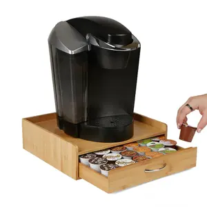 Tùy chỉnh kích thước khoang rắn gỗ tre trà bằng gỗ Hộp bao bì hộp gỗ cho túi trà