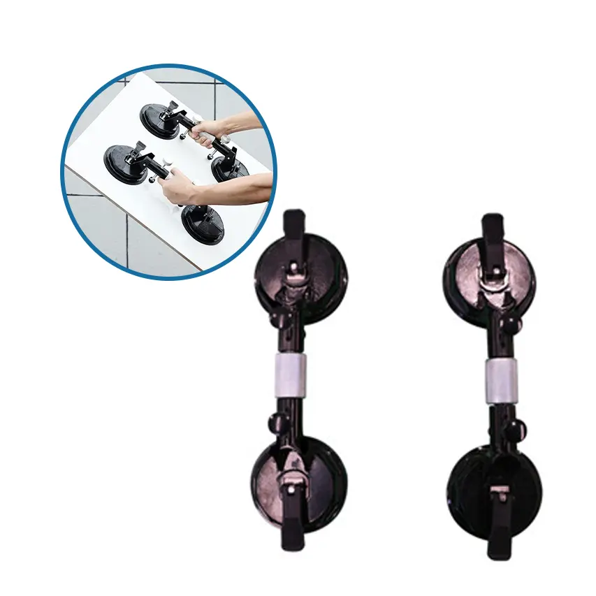 vacuum Aluminum Sucker Double Glass Suction Cup hardware hand tools for stone marble granite