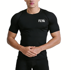 Fabricante de Ropa Casual Masculina de Diseño OEM Personalizado Premium para Ropa Deportiva y Fitness, Camisetas de Alta Calidad con Bordado e Impresión - Product Image 1