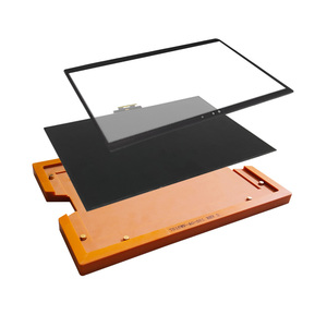 Tamaño personalizado TP + LCM <span class=keywords><strong>OCA</strong></span> vidrio laminado pantalla táctil LCD baquelita molde para iMac abrazaderas de alta temperatura - Product Image 1