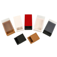Emballage personnalisé de marque Ome certifié Fsc de luxe boîte de papier à tiroir ondulé avec impression pour sous-vêtements et chaussettes