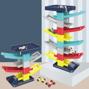 HOYE CRAFT – piste de course pour enfants, voiture rampe <span class=keywords><strong>en</strong></span> plastique, jouet éducatif pour enfants, nouvelle mode - Product Image 4