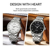 Montre à quartz Time PR Miyota Movement 2115 pour homme, verre saphir, étanche 3ATM, surface lumineuse, montre pour homme tendance