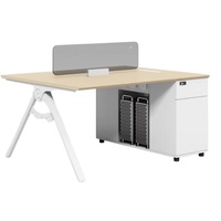 Poste de travail modulaire au design simple pour bureau, table de travail, mobilier de poste de travail