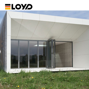 Không thấm nước Frosted Glass hợp kim nhôm gấp cửa ngoài trời Patio phân vùng rustproof sự riêng tư cho biệt thự căn hộ - Product Image 4