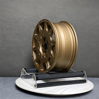 Jantes en alliage forgé sur mesure, 1 pièce, bronze, multi-rayons, 17, 18, 19, 20 pouces, 5x114.3, 5x100, 5x112 pour Subaru WRX STI, Mitsubishi EVO