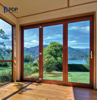 Ventanas Plegables de Madera Grandes e Innovadoras, Clásicas y Resistentes a la Intemperie, para Dormitorio, Exterior, Apartamento, Escuela, Salón, con Acabado de Superficie