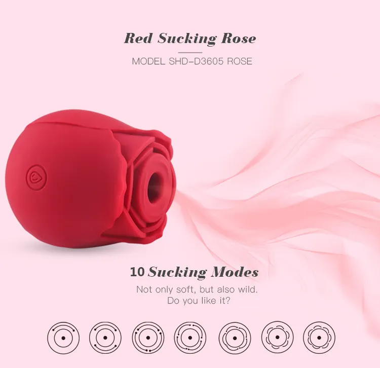 HMJ Wholesale nipple clitoral sucking personal massager adult female woman sexy toys for women adult sex rose vibrator