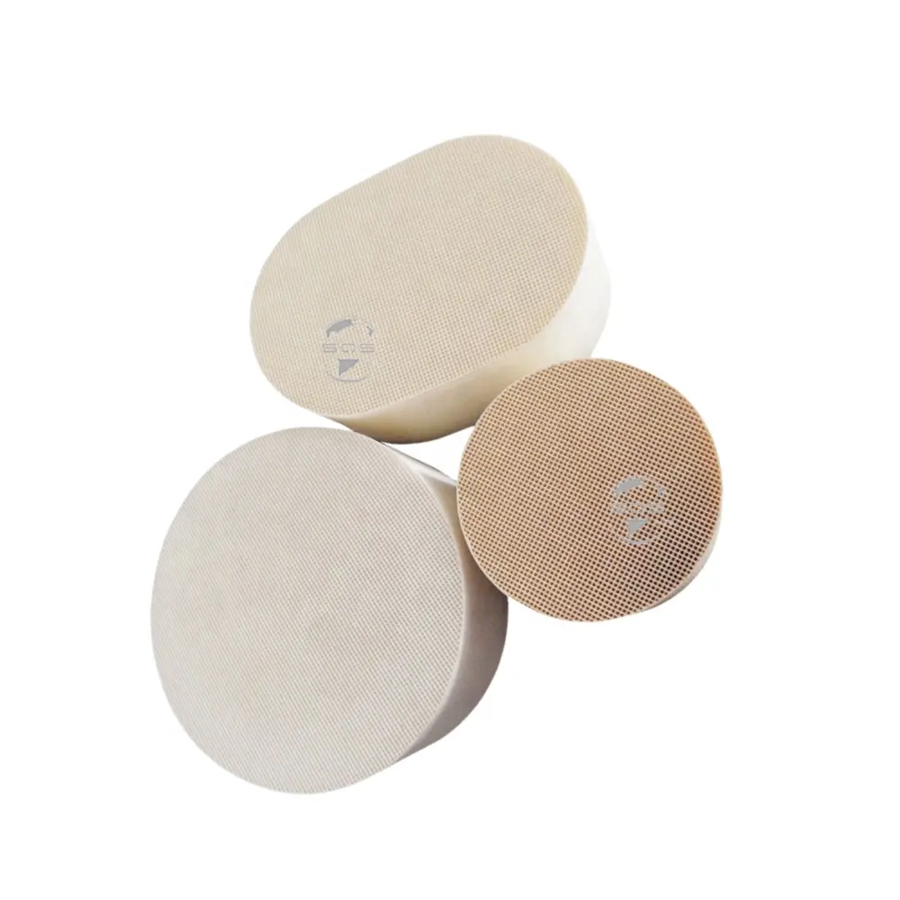 SQS keramik monolith honeycomb kualitas tinggi, konverter katalis tiga arah Universal mendukung