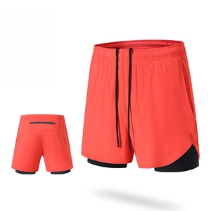 Phụ nữ Polyester phòng tập thể dục quần short với dây kéo túi chạy quần short cho hoạt động - Product Image 3