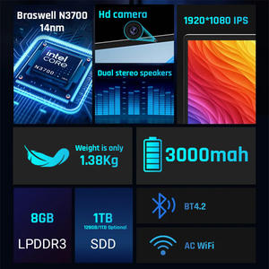 Pantalla IPS de 14,1 pulgadas Win10/11, ranura SSD expandible para negocios, ordenador de oficina, portátil de aprendizaje en línea, portátil ligero - Product Image 2