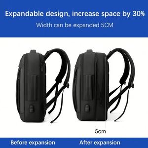 Manufacturer Custom Casual Casual Expandable Lightweight Mochila Waterproof Bagpack Travel Back Pack Laptop Bag <b>Backpacks</b> - Product Image 4