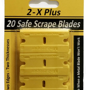 <b>Plastic</b> Scraper Single <b>Edge</b> Razor Blade Double,<b>Edged</b> <b>Plastic</b> Razor Scraper Blades - Product Image 6