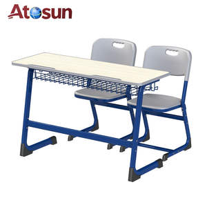 Chaises et tables de classe modernes pour l'école, sièges doubles pour les élèves, <span class=keywords><strong>bureau</strong></span> d'étude et table, ensemble de table et de <span class=keywords><strong>chaise</strong></span> de classe - Product Image 1