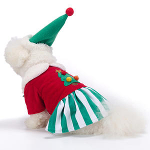 Snows Paws 모던 프린트 친환경 폴리에스터 겨울 따뜻한 푹신한 개 크리스마스 휴일 핸드 워시 후드 - Product Image 3