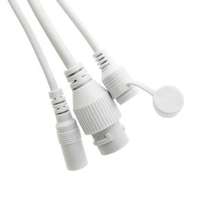 Trắng/Đen PVC IP67 không thấm nước <span class=keywords><strong>PoE</strong></span> phun Splitter Cáp 12V cho CCTV IP Camera không dây AP NVR - Product Image 2