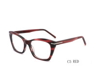 Lunettes de vue Montures en acétate de diamant optique Lunettes tendance Montures personnalisées Lunettes de luxe pour hommes et femmes