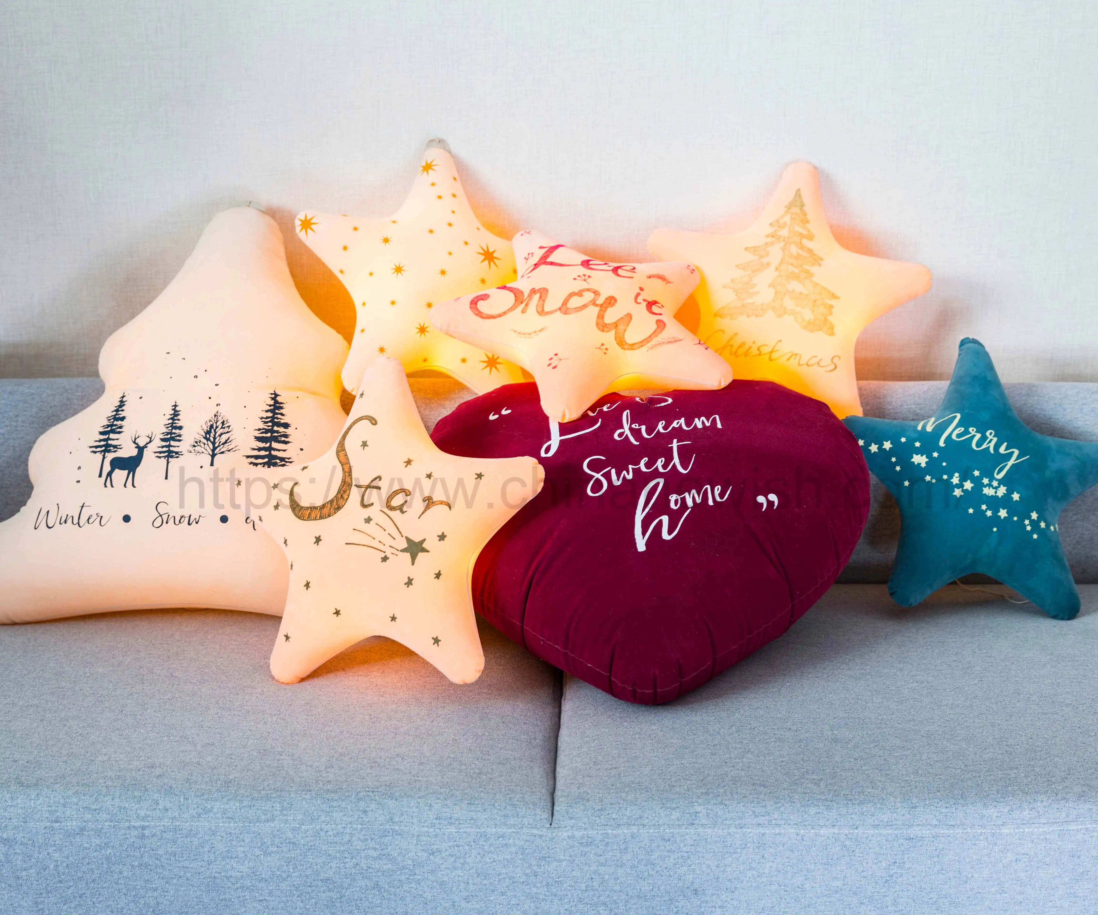 ODM OEM st valentin gonfiabile regalo di san valentino idee luce up decorazione di nozze HA PORTATO cuscino per soggiorno camera da letto