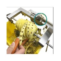 Handmatige ananas- en meloen schilmachine met handkruk