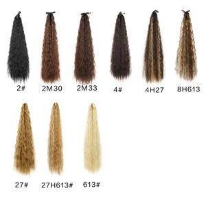 Parrucca coda di cavallo di mais baffo di mais parrucca 85cm pezzo alta temperatura seta elasticizzata di pizzo <span class=keywords><strong>Intranet</strong></span> coda di cavallo - Product Image 2