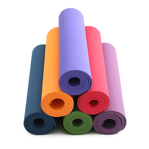 High Quality XINGYUN 6mm <b>TPE</b> Double-Sided Non-Slip Durable Waterproof Yoga Mat 183cm Factory Custom Logo Wholesale Product - Product Image 1