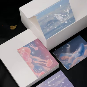 Carte postale personnalisée en papier recyclé avec motif de dessin animé et message de remerciement - Product Image 5