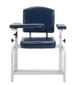 Poltrona per Flebotomia con Braccioli Regolabili e Imbottitura Comfort, Design Cinese, Struttura in Metallo - Product Image 1