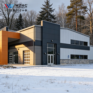 Estructura de Acero Galvanizado en Caliente para Almacenes y Hangares de Aviones, Certificación ISO9001, Vida Útil de 50 Años, Resistencia al Viento de 200 km/h - Product Image 1