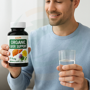 프라이빗 라벨 천연 포뮬러 맞춤형 간 해독, 정화 및 복구 밀크시슬 포뮬러 간 지원 캡슐 - Product Image 4