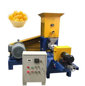 Electric Grains Corn Puffs Extruder Machine Snack Rice Extruder Puffing Seasoning Flavoring Production Line Sweet Corn Puffs