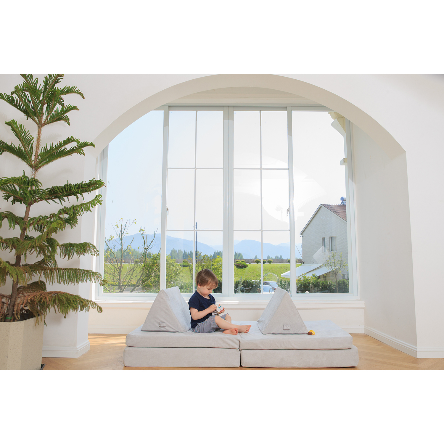 Kids Zone Soft Lightweight Foam 8 Shapes Playtime Climbing Crawl Activity Cushion Sofa Chair Play Set Playing Couch