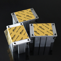 Dissipateur thermique en aluminium extrudé pour serveur 40*40*60, puce de carte mère CPU avec adhésif thermique 3W et plaque conductrice de chaleur 1151/1156