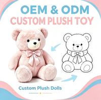 Jouets en peluche personnalisés OEM, fabriqués sur mesure selon les images que vous fournissez, jouets en peluche de haute qualité